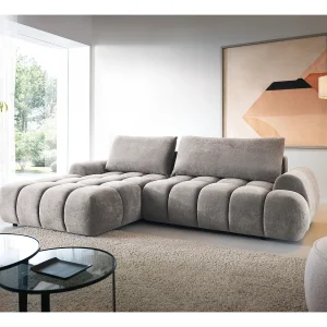 Emporius Valerio Hoekbank 280 cm – Slaapbank met bedlade, links – fluweel lichtgrijs (Gobi 16) Emporius Valerio Hoekbank 280 cm – Slaapbank met bedlade, links – fluweel lichtgrijs (Gobi 16)
