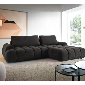 Emporius Valerio Hoekbank 280 cm – Slaapbank met bedlade, rechts – fluweel zwart (Gobi 18) Emporius Valerio Hoekbank 280 cm – Slaapbank met bedlade, rechts – fluweel zwart (Gobi 18)
