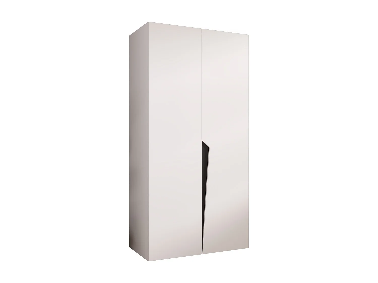 Draaideurkast Piano 1 100 / 202 / 52 (Wit + Zwart)