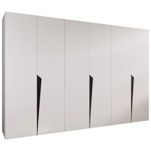 Draaideurkast Piano 1 300 (100×3) / 202 / 52 (Wit + Zwart)