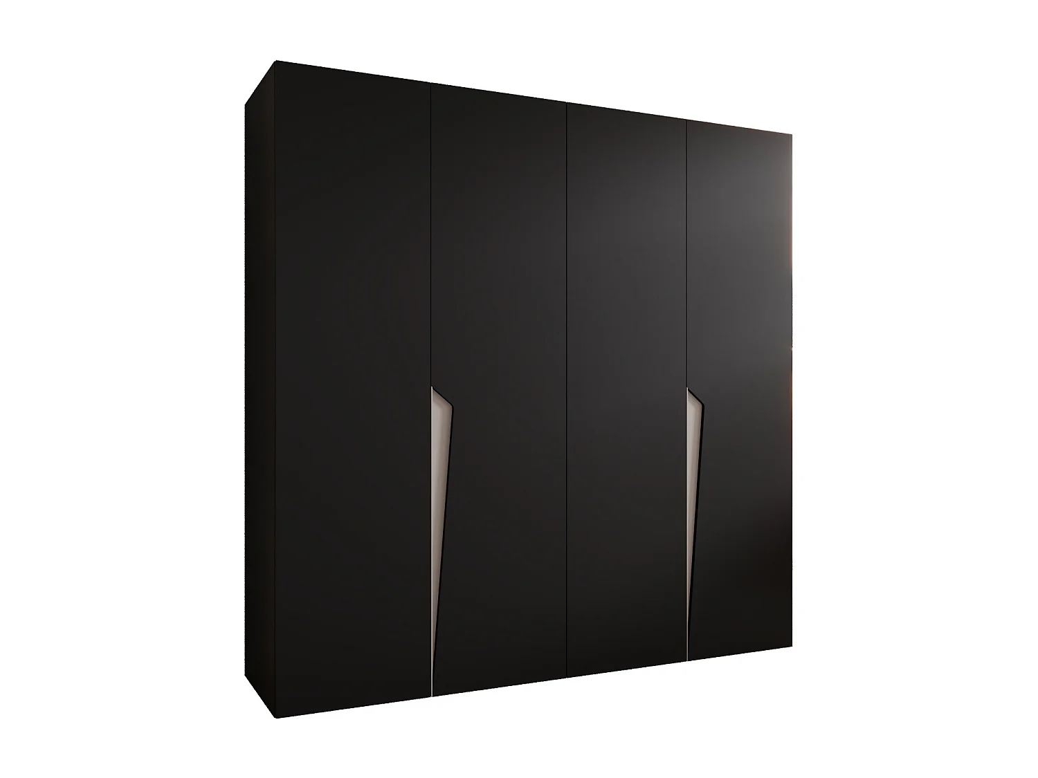 Draaideurkast Piano 1 200 / 202 / 52 (Zwart + Kasjmier)