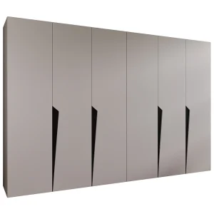 Draaideurkast Piano 1 300 (150×2) / 202 / 52 (Kasjmier + Zwart)