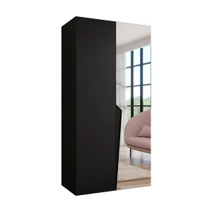 Draaideurkast Piano 2 100 / 202 / 52 (Zwart + Zwart)