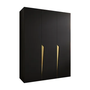 Draaideurkast Piano 1 150 / 202 / 52 (Zwart + Goud) Draaideurkast Piano 1 150 / 202 / 52 (Zwart + Goud)