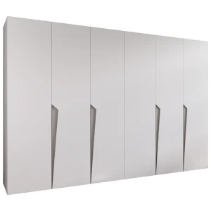 Draaideurkast Piano 1 300 (150×2) / 202 / 52 (Wit + Kasjmier)