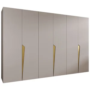 Draaideurkast Piano 1 300 (100×3) / 202 / 52 (Kasjmier + Goud)