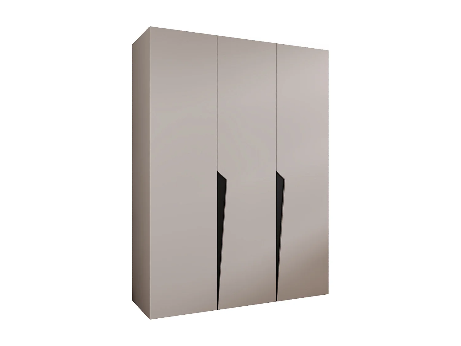 Draaideurkast Piano 1 150 / 202 / 52 (Kasjmier + Zwart)
