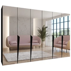 Draaideurkast Piano 3 300 (150×2) / 202 / 52 (Zwart + Zwart) Draaideurkast Piano 3 300 (150×2) / 202 / 52 (Zwart + Zwart)