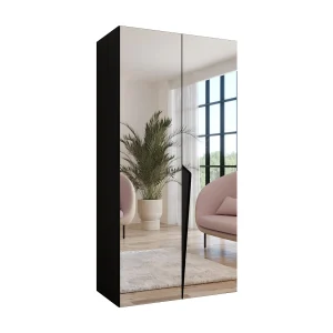 Draaideurkast Piano 3 100 / 202 / 52 (Zwart + Zwart)