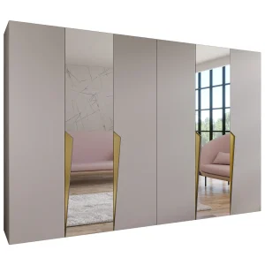 Draaideurkast Piano 2 300 (150×2) / 202 / 52 (Kasjmier + Goud)