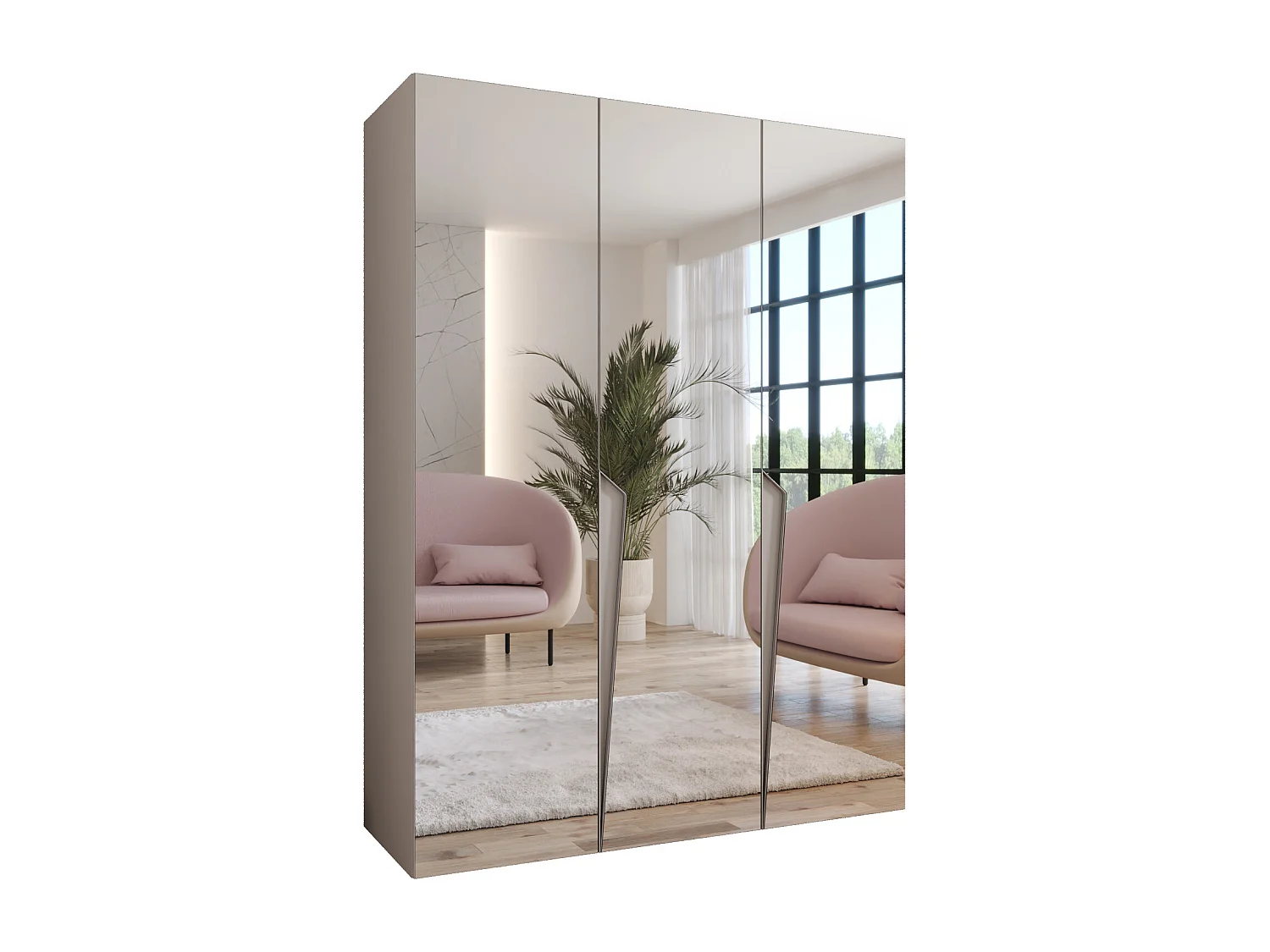 Draaideurkast Piano 3 150 / 202 / 52 (Kasjmier + Kasjmier)