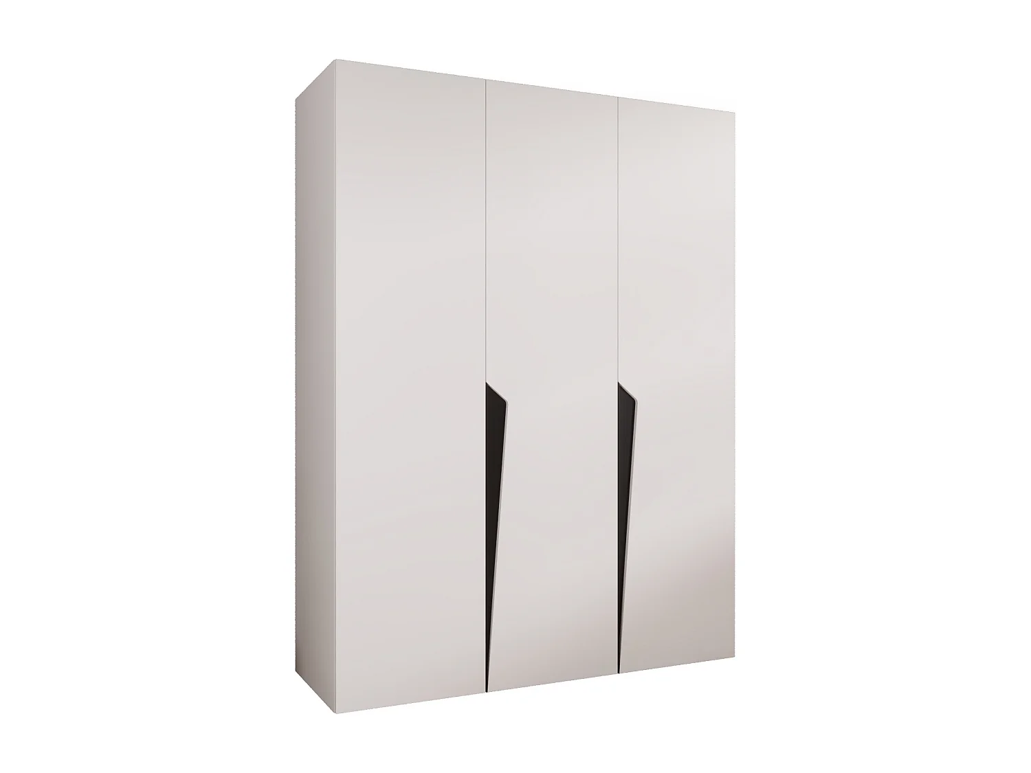 Draaideurkast Piano 1 150 / 202 / 52 (Wit + Zwart)