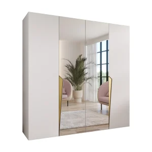 Draaideurkast Piano 2 200 / 202 / 52 (Wit + Goud) Draaideurkast Piano 2 200 / 202 / 52 (Wit + Goud)