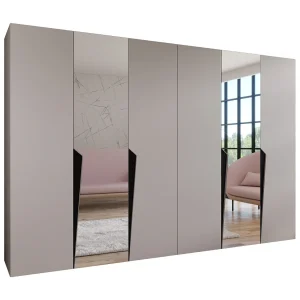 Draaideurkast Piano 2 300 (150×2) / 202 / 52 (Kasjmier + Zwart)