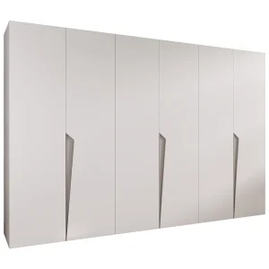 Draaideurkast Piano 1 300 (100×3) / 202 / 52 (Wit + Kasjmier)