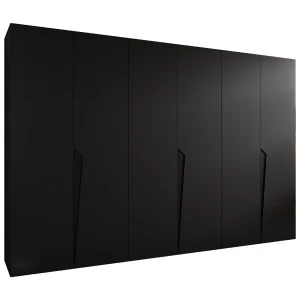 Draaideurkast Piano 1 300 (100×3) / 202 / 52 (Zwart + Zwart)