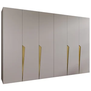 Draaideurkast Piano 1 300 (150×2) / 202 / 52 (Kasjmier + Goud)