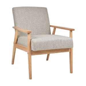 Fauteuil ESRUM Stof Grijs Fauteuil ESRUM Stof Grijs