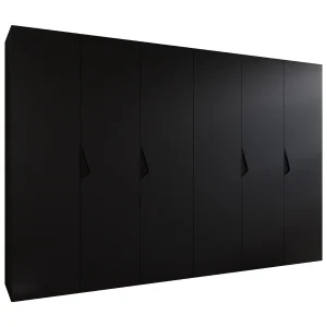 Draaideurkast Sandi 1 300 (150×2) / 202 / 52 (Zwart + handgrepen: Zwart) Draaideurkast Sandi 1 300 (150×2) / 202 / 52 (Zwart + handgrepen: Zwart)