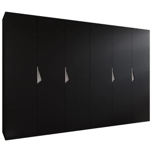Draaideurkast Sandi 1 300 (150×2) / 202 / 52 (Zwart + handgrepen: Kasjmier) Draaideurkast Sandi 1 300 (150×2) / 202 / 52 (Zwart + handgrepen: Kasjmier)