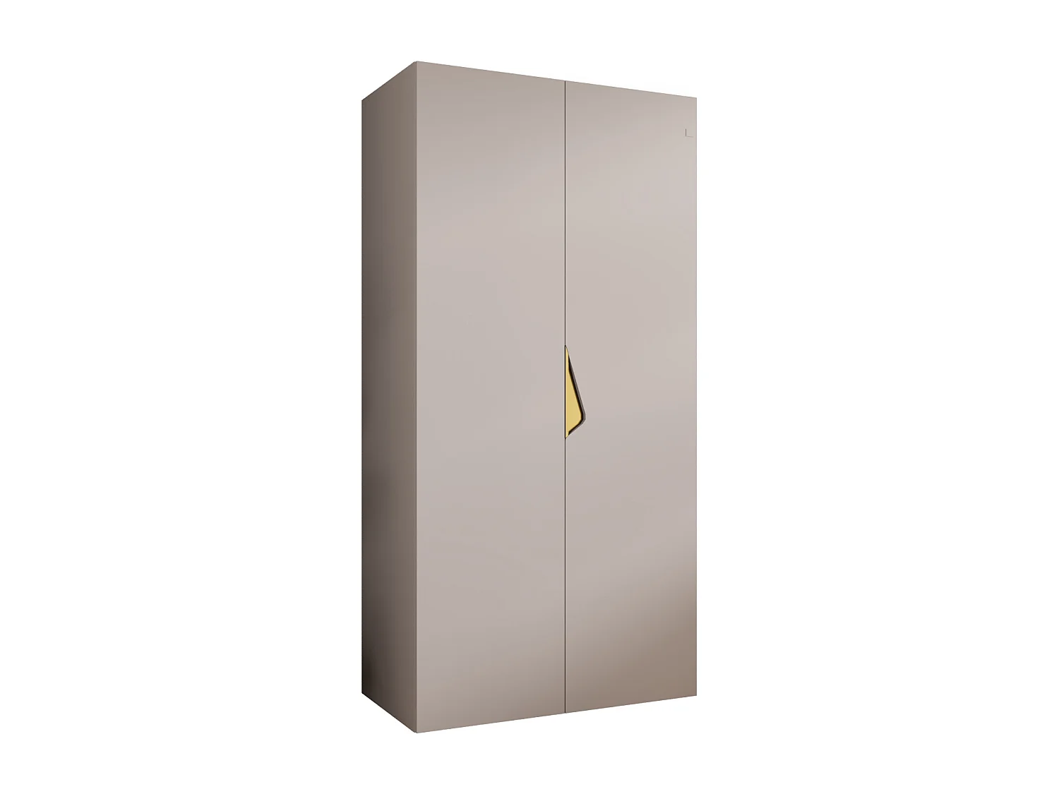 Draaideurkast Sandi 1 100 / 202 / 52 (Kasjmier + handgrepen: Goud)