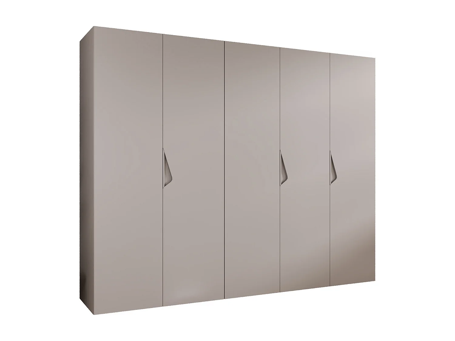 Draaideurkast Sandi 1 250 / 202 / 52 (Kasjmier + handgrepen: Kasjmier)