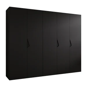 Draaideurkast Sandi 1 250 / 202 / 52 (Zwart + handgrepen: Zwart) Draaideurkast Sandi 1 250 / 202 / 52 (Zwart + handgrepen: Zwart)