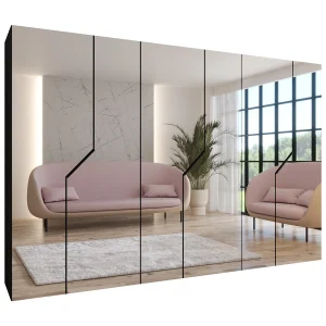 Draaideurkast Andrew 3 300 / 202 / 52 (Zwart + handgrepen: Zwart) Draaideurkast Andrew 3 300 / 202 / 52 (Zwart + handgrepen: Zwart)