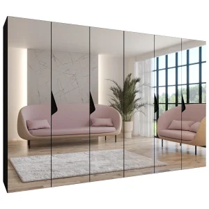 Draaideurkast Sandi 3 300 (150×2) / 202 / 52 (Zwart + handgrepen: Zwart) Draaideurkast Sandi 3 300 (150×2) / 202 / 52 (Zwart + handgrepen: Zwart)