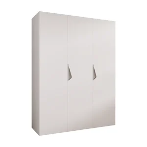 Draaideurkast Sandi 1 150 / 202 / 52 (Wit + handgrepen: Kasjmier) Draaideurkast Sandi 1 150 / 202 / 52 (Wit + handgrepen: Kasjmier)