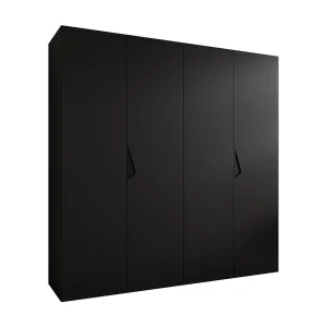 Draaideurkast Sandi 1 200 / 202 / 52 (Zwart + handgrepen: Zwart) Draaideurkast Sandi 1 200 / 202 / 52 (Zwart + handgrepen: Zwart)