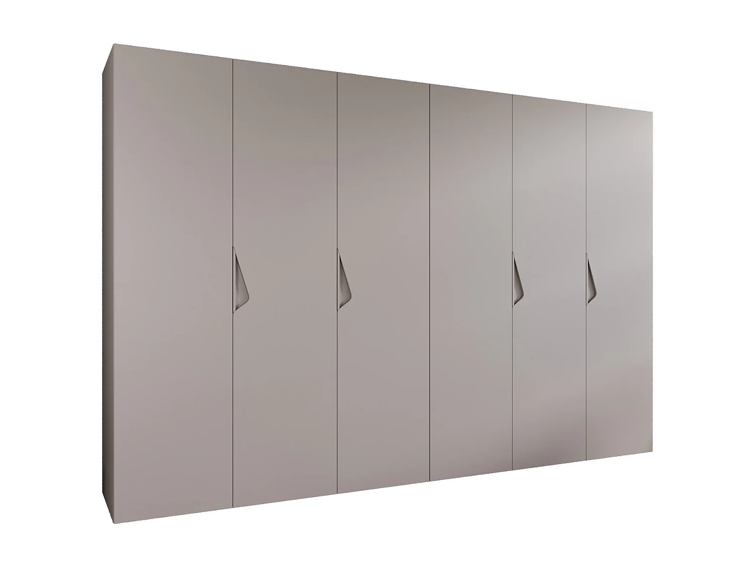 Draaideurkast Sandi 1 300 (150x2) / 202 / 52 (Kasjmier + handgrepen: Kasjmier)
