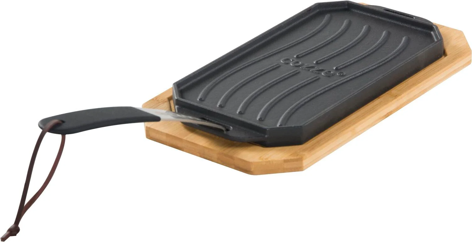 Cozze barbecue pan met serveerplank 56,5 x 20 x 9 cm