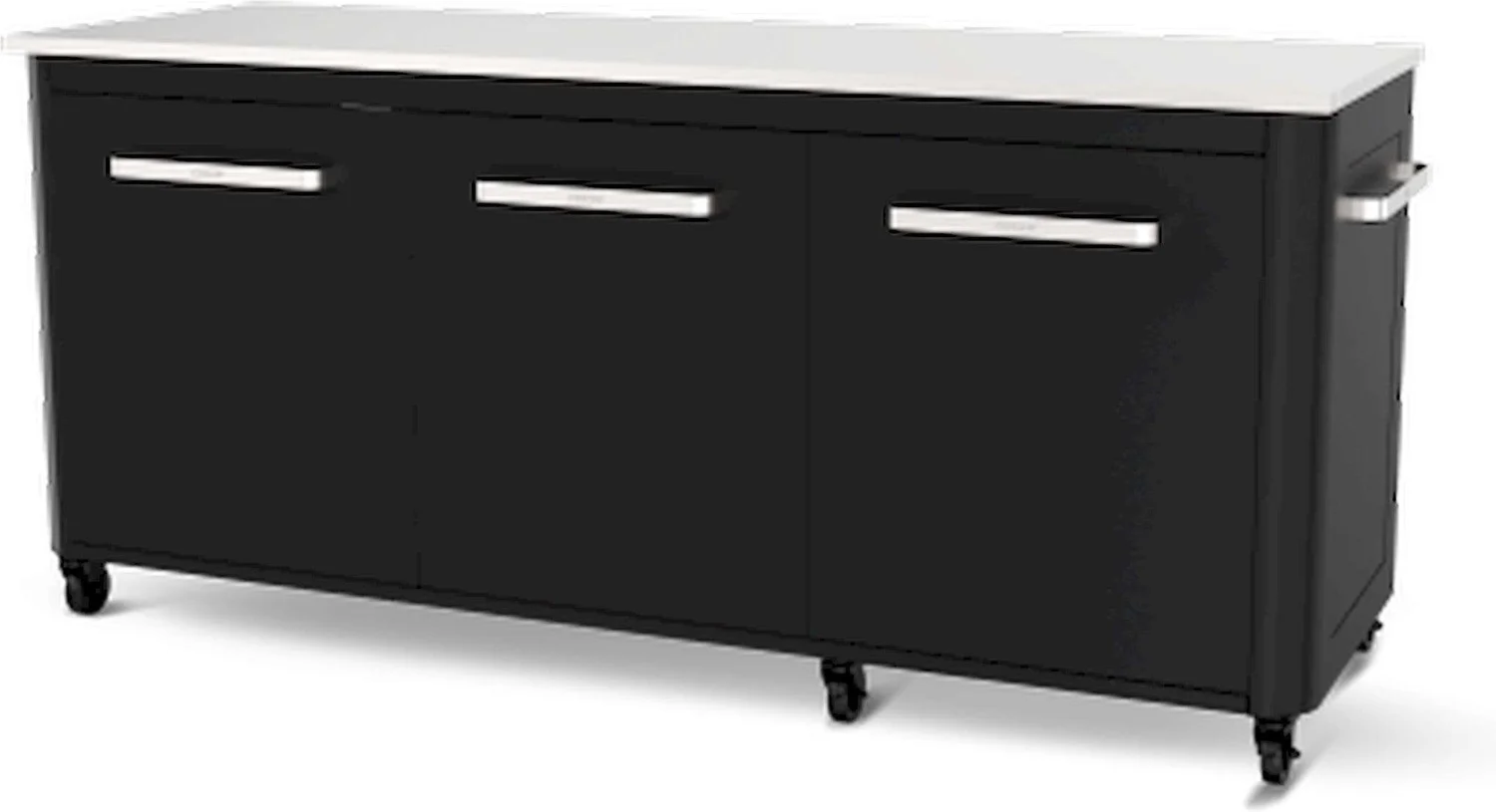 Cozze barbecue buitenkeuken werktafel zwart 180 x 60 x 90 cm