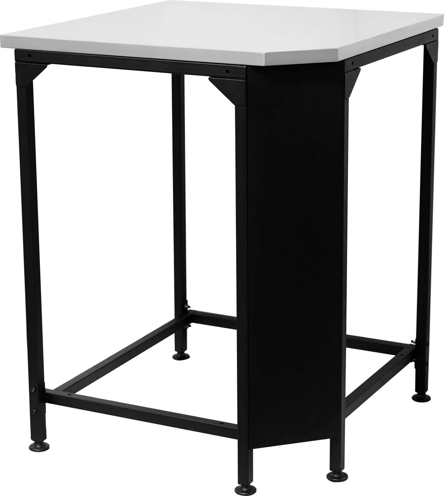 Cozze barbecue buitenkeuken hoektafel zwart 70,5 x 70,5 x 90 cm