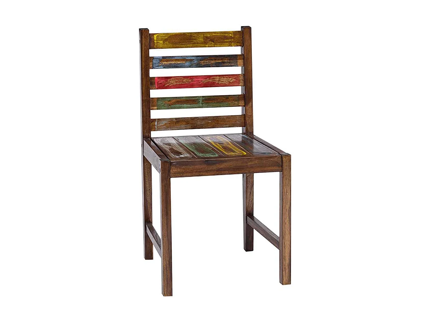 Eetkamerstoelen 2 st massief gerecycled hout