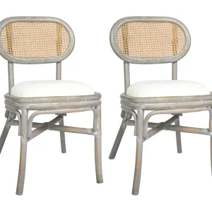 Eetkamerstoelen 2 st linnen grijs Eetkamerstoelen 2 st linnen grijs