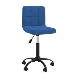 Eetkamerstoel draaibaar fluweel blauw Eetkamerstoel draaibaar fluweel blauw