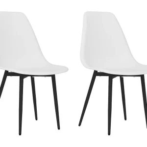 Eetkamerstoelen 2 st PP wit