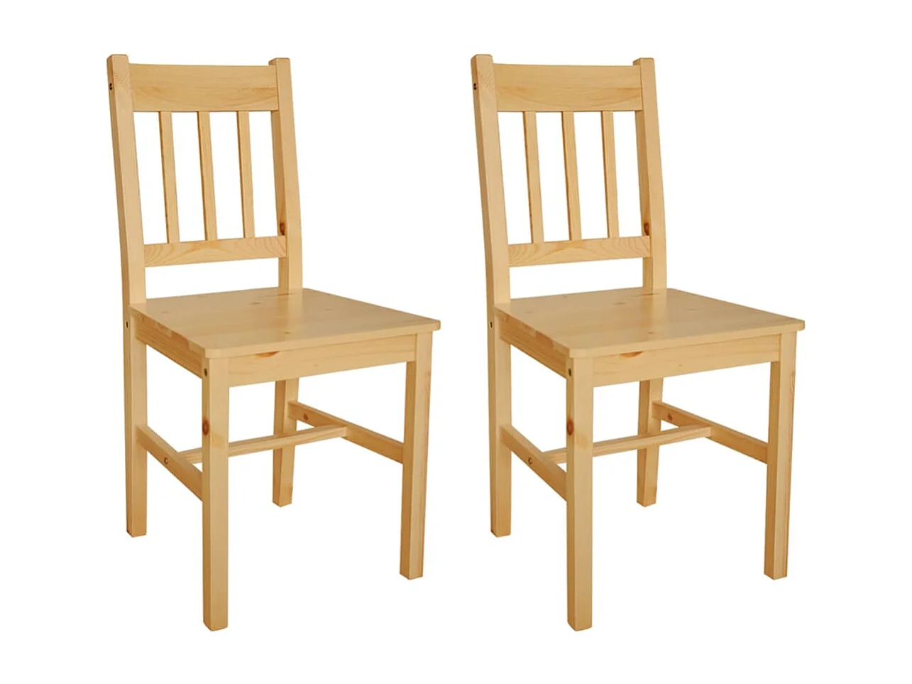 Eetkamerstoelen 2 st grenenhout