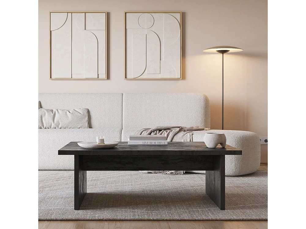 Eetkamertafel Loana - 120x70x40cm - Zwart