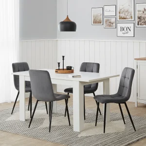 Eettafel 120x80x75 cm wit Eettafel 120x80x75 cm wit