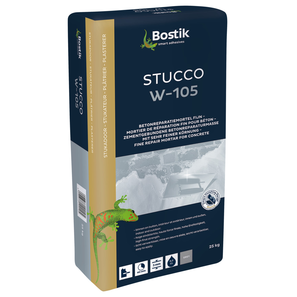 Bostik Afwerkmortel Stucco W105 0,3-5mm 25kg