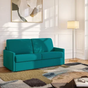 Vierzitsslaapbank express van stof – Grijs – CALIFE – Koop nu goedkoop online