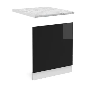 Frontpaneel zwart hoogglans 60×1.6×57.2 r-line Frontpaneel zwart hoogglans 60×1.6×57.2 r-line