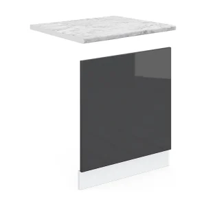 Frontpaneel antraciet hoogglans 60×1.6×57.2 r-line Frontpaneel antraciet hoogglans 60×1.6×57.2 r-line