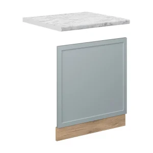Frontpaneel licht blauw-grijs 60×1.6×67.4 fame-line