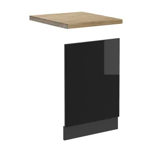 Frontpaneel zwart hoogglans 45×1.6×57.2 r-line Frontpaneel zwart hoogglans 45×1.6×57.2 r-line
