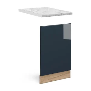 Frontpaneel donkerblauw hoogglans 45×1.6×67.4 fame-line Frontpaneel donkerblauw hoogglans 45×1.6×67.4 fame-line