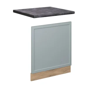Frontpaneel licht blauw-grijs 60×1.6×67.4 fame-line